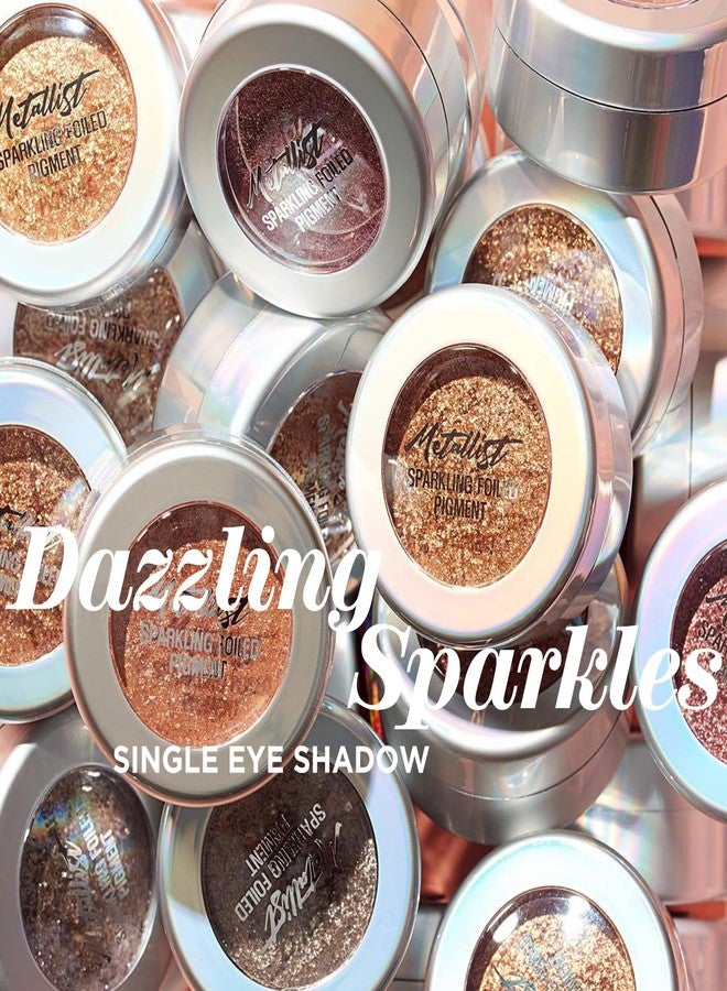 تاتش إن سول ظلال عيون لامعة من تاتش إن سول ميتاليست (رقم 4 صن أورورا) - بودرة الماس واللؤلؤ لإطلالة ثلاثية الأبعاد - بريق ساحر - Image 2